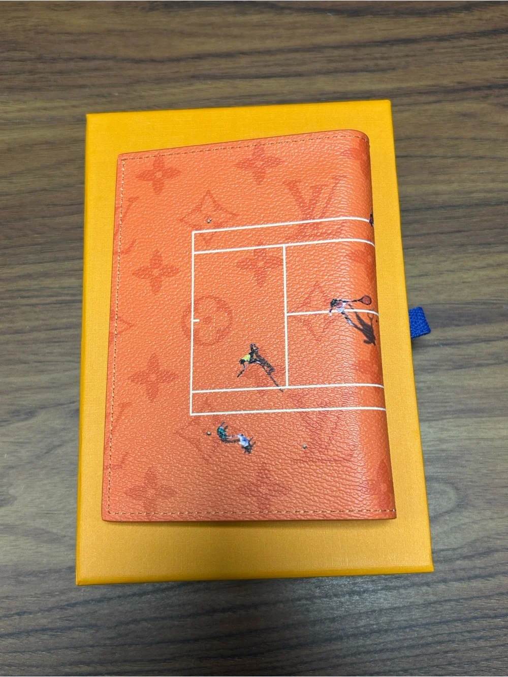 Louis Vuitton Brick Red Passport Holder